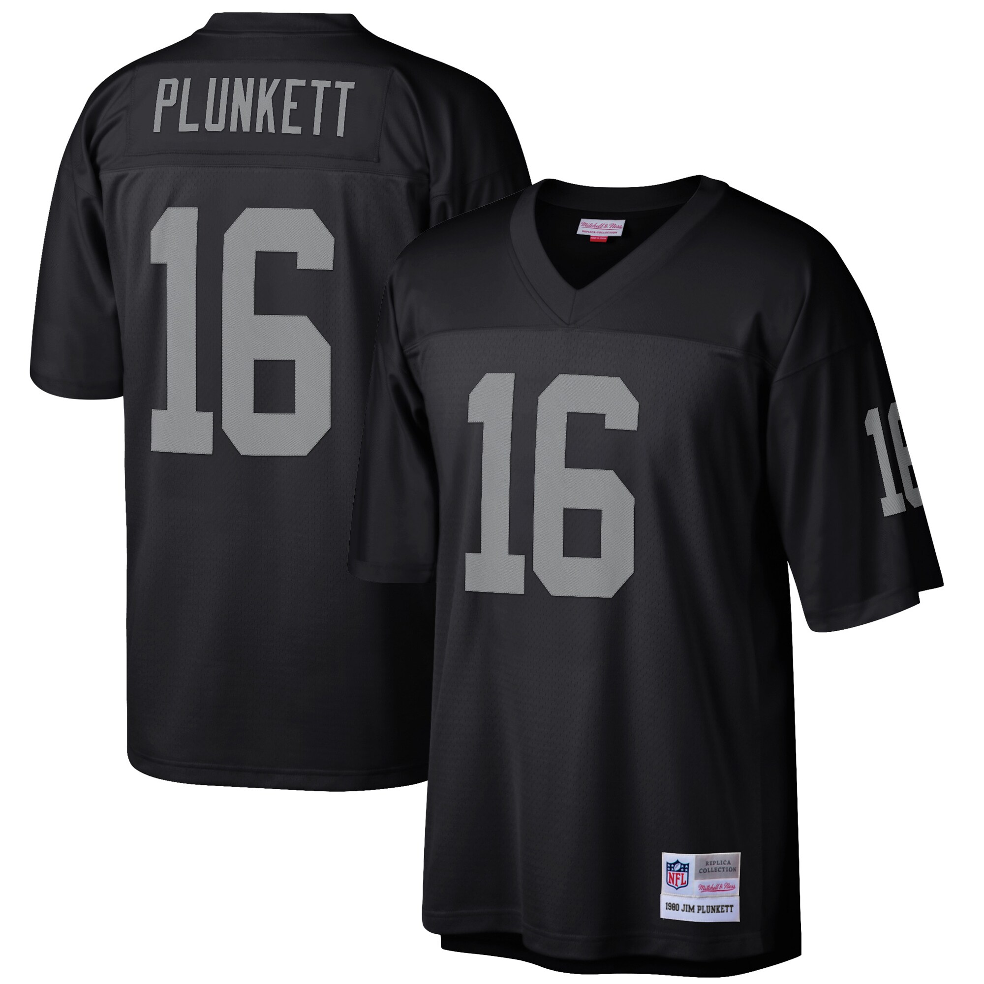 Jim Plunkett Las Vegas Raiders Mitchell & Ness Retired Player Legacy Replica Jersey - Black - US Jersey Mall