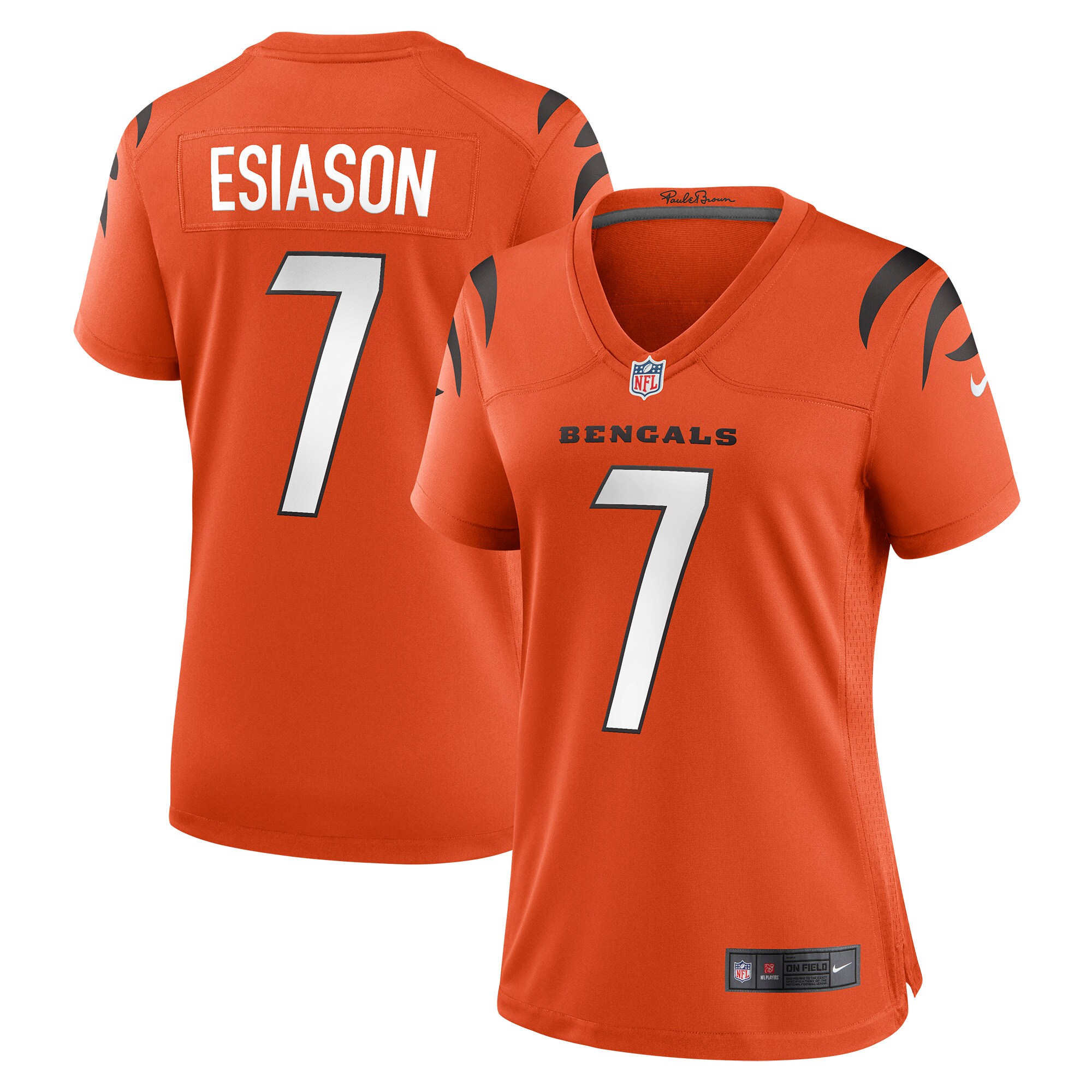Boomer Esiason Cincinnati Bengals Women's Retired Game Jersey - Orange - US Jersey Mall