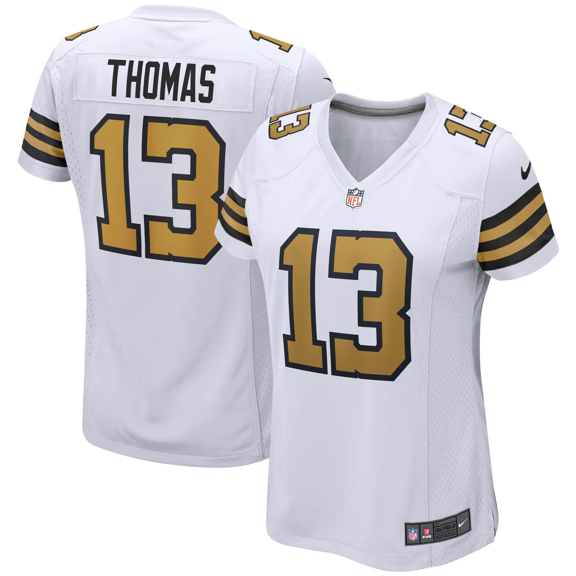 Michael Thomas New Orleans Saints Women's Alternate Game Jersey - White - US Jersey Mall