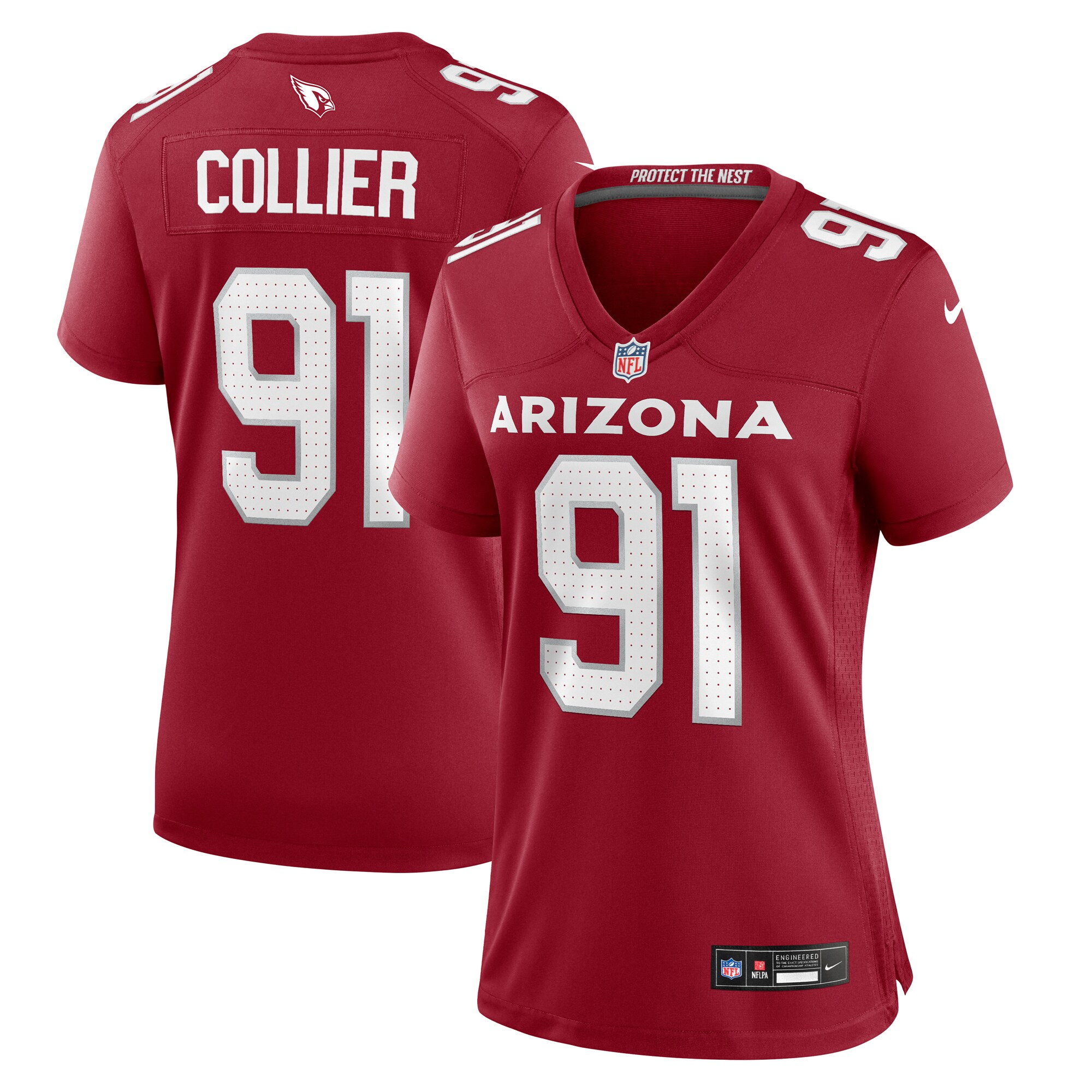 L.J. Collier Arizona Cardinals Women's Women's Team Color Jersey - Cardinal - US Jersey Mall