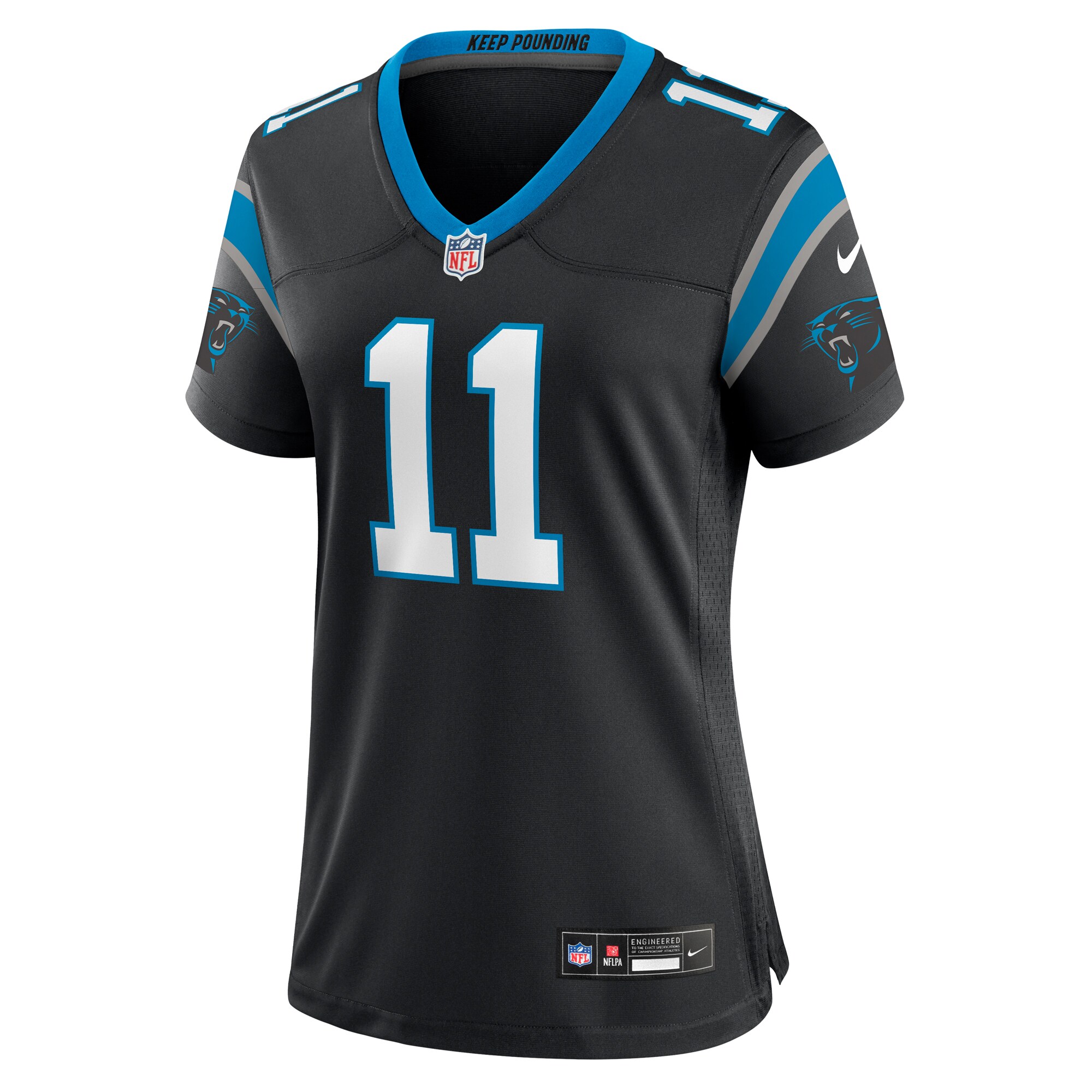 Ihmir Smith-Marsette Carolina Panthers Women's Team Game Jersey - Black - US Jersey Mall