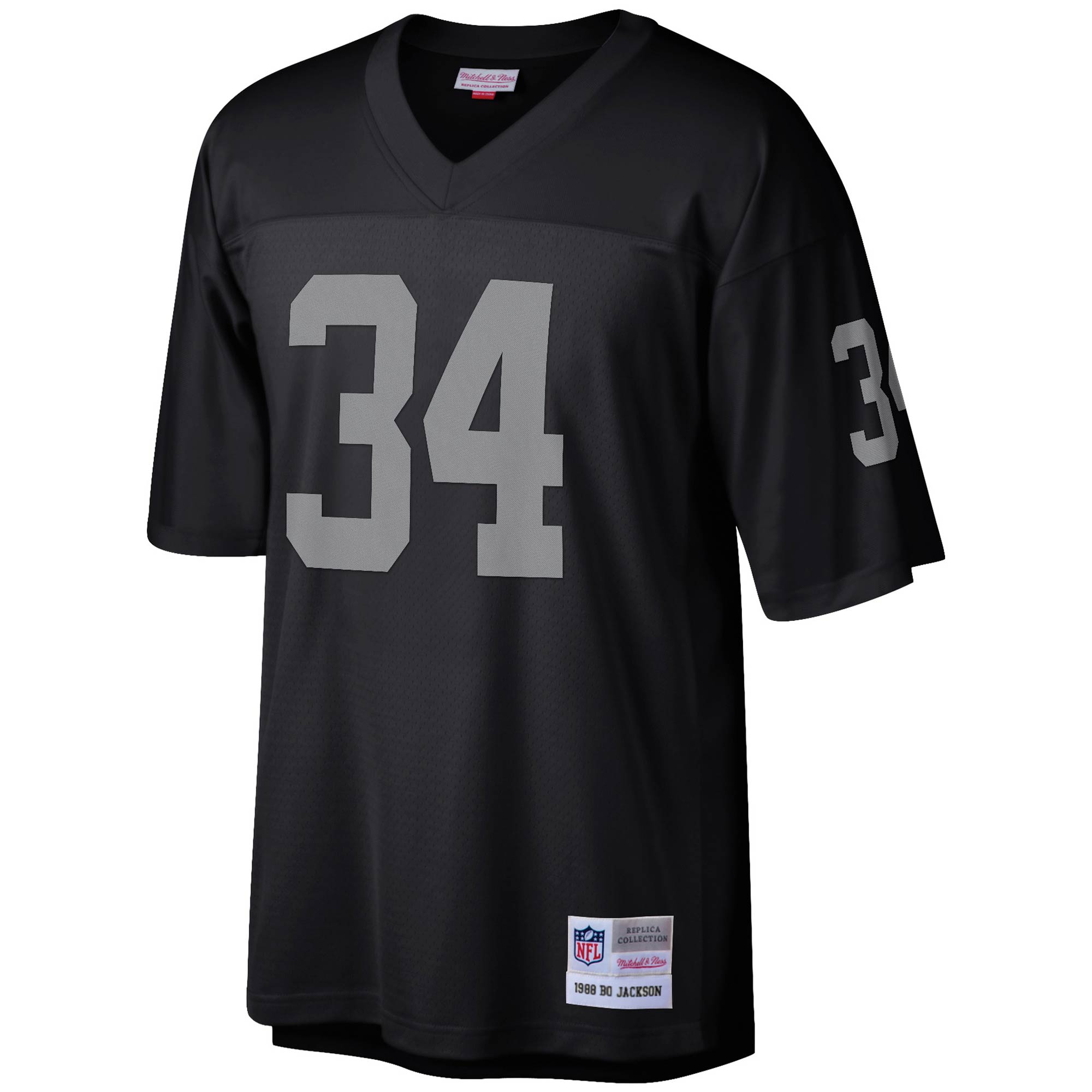 Bo Jackson Las Vegas Raiders Mitchell & Ness Legacy Replica Jersey - Black - US Jersey Mall