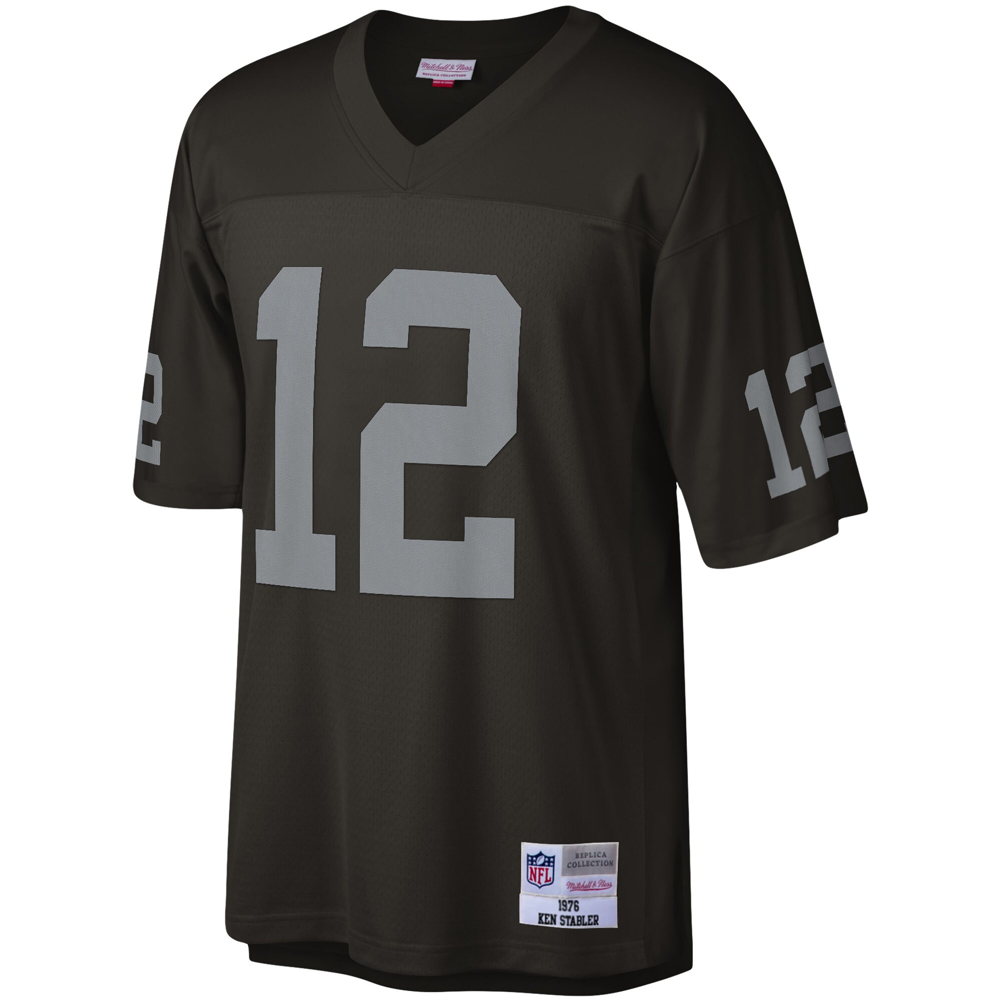 Ken Stabler Las Vegas Raiders Mitchell & Ness Legacy Replica Jersey - Black - US Jersey Mall