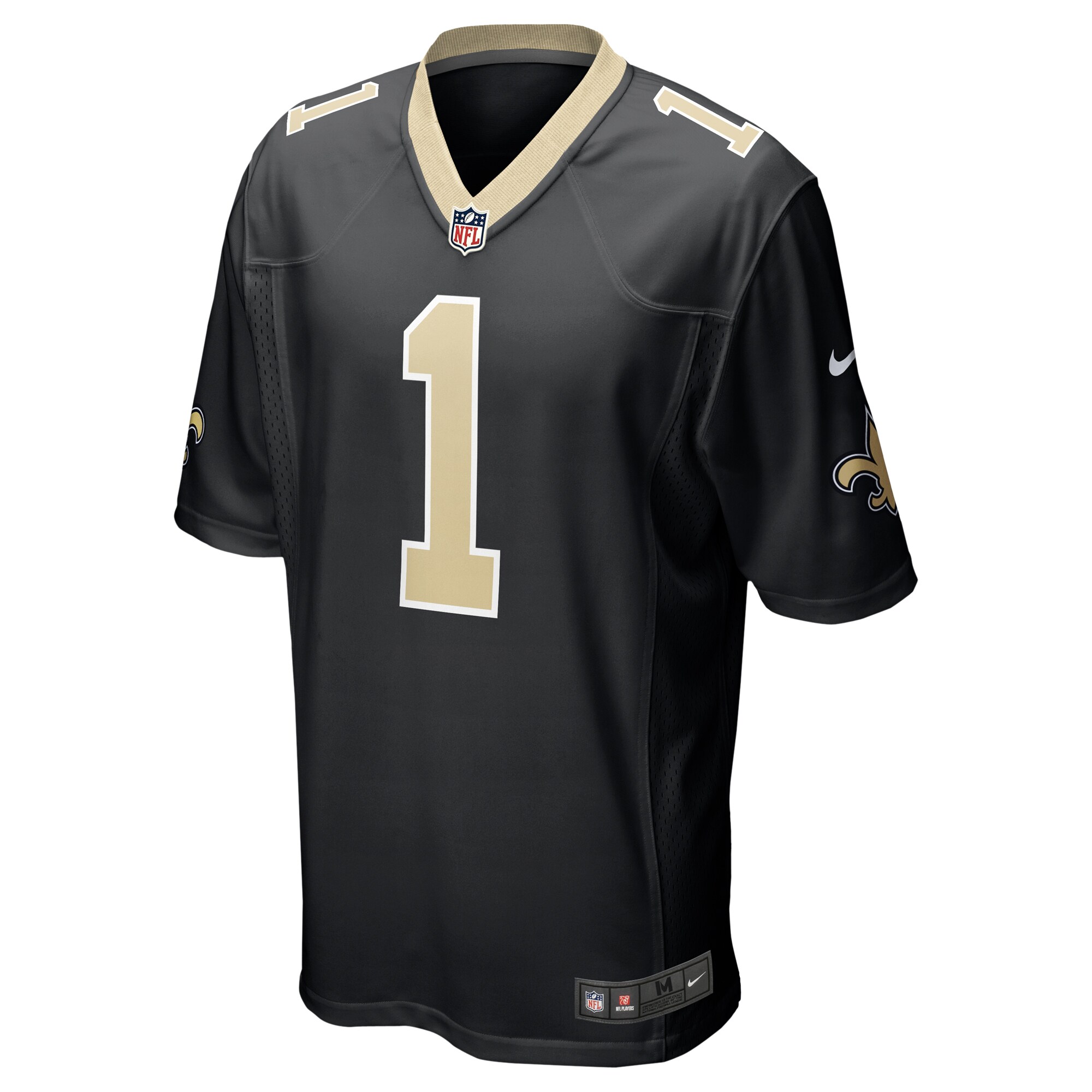 Taliese Fuaga New Orleans Saints 2024 NFL Draft First Round Pick Player Game Jersey - Black - US Jersey Mall