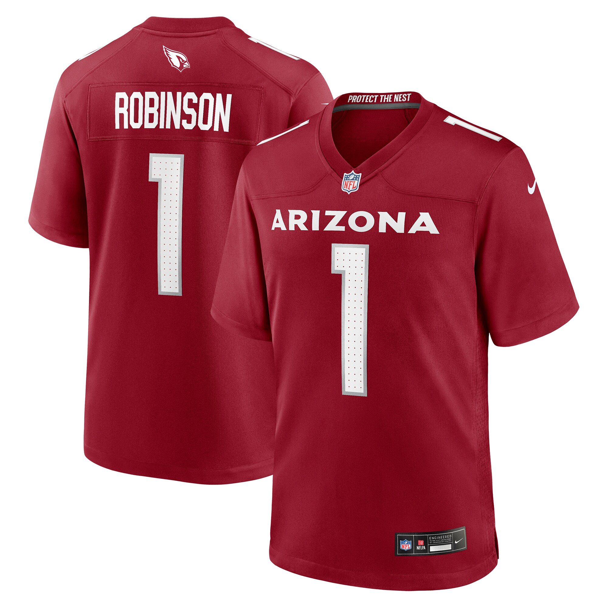 Darius Robinson Arizona Cardinals 2024 NFL Draft First Round Pick Player Game Jersey - Cardinal - US Jersey Mall