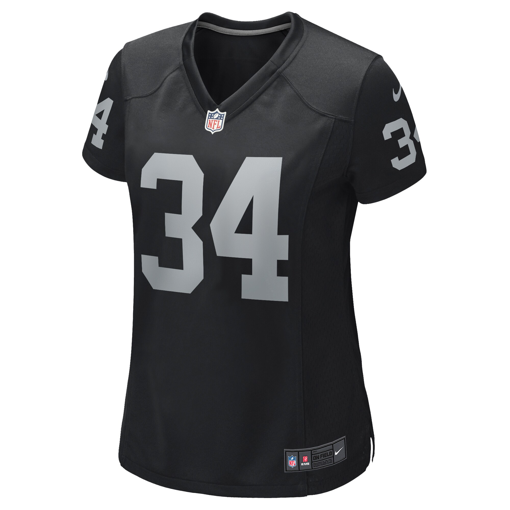Bo Jackson Las Vegas Raiders Women's Game Retired Player Jersey - Black - US Jersey Mall