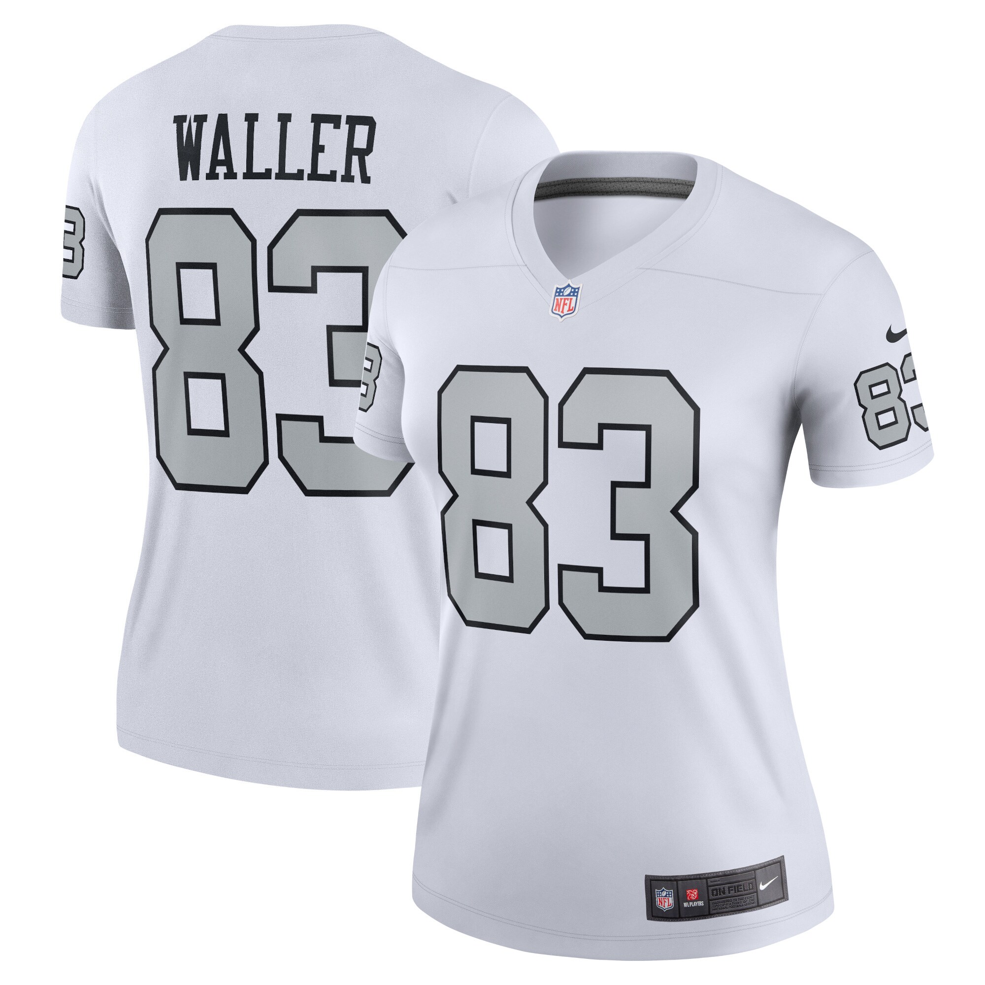 Darren Waller Las Vegas Raiders Women's Alternate Legend Jersey - White - US Jersey Mall