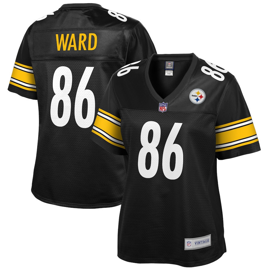 Hines Ward 86 Pittsburgh Steelers Pro Line Women Retired Jersey - Black - US Jersey Mall