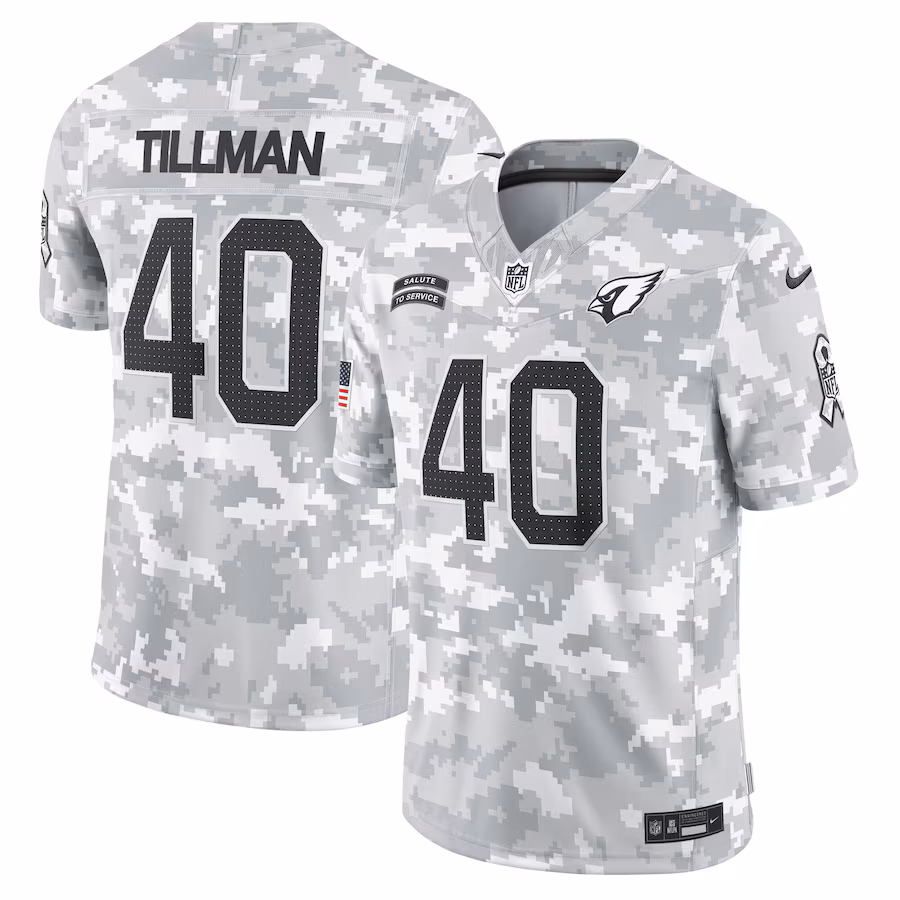 Pat Tillman Arizona Cardinals Nike 2024 Salute to Service Retired Player Limited Jersey - Arctic Camo - US Jersey Mall