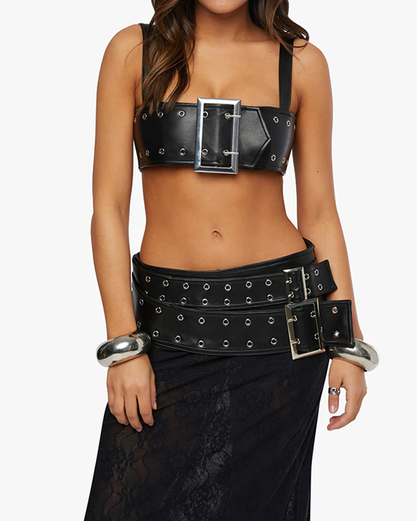 Buckle Bandeau Top