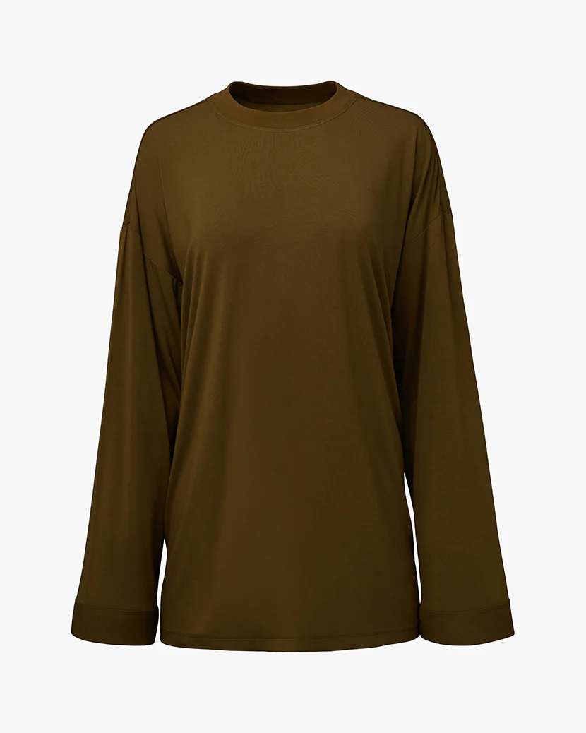 Long Sleeve Oversized Sleep Tee