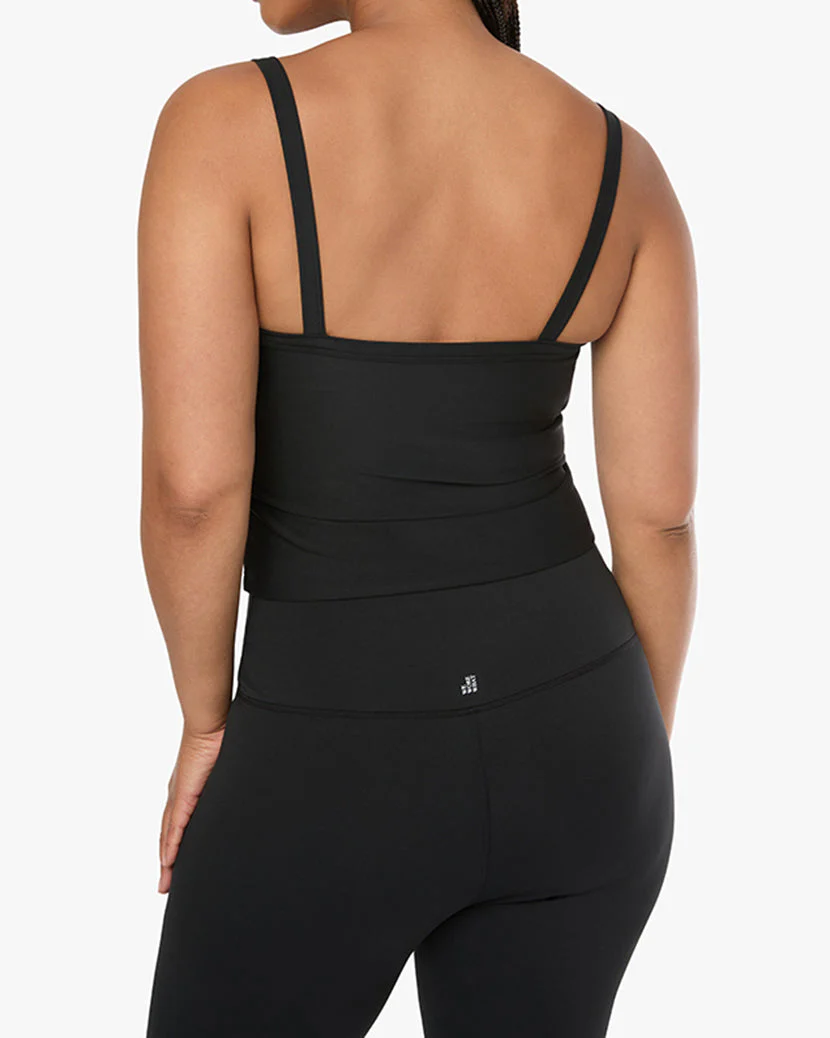 Wide Strap Scoop Tank