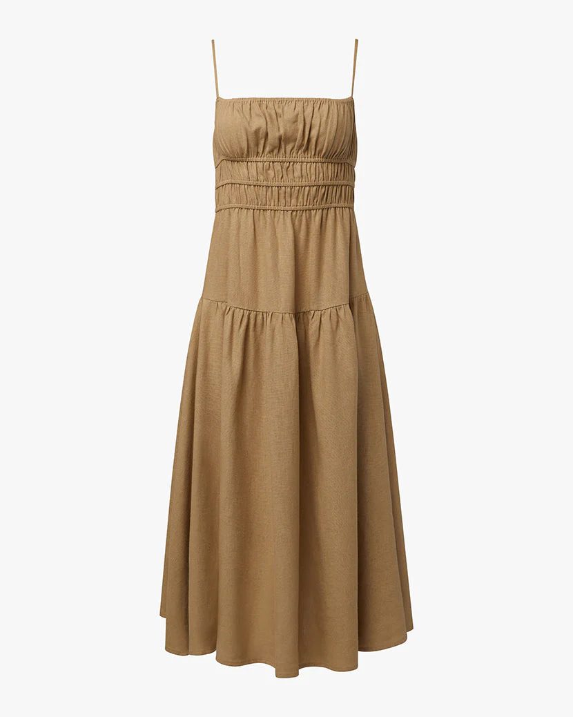 Scrunchie Midi Dress