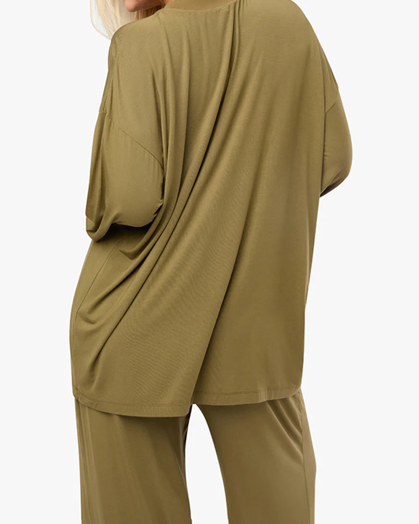 Long Sleeve Oversized Sleep Tee