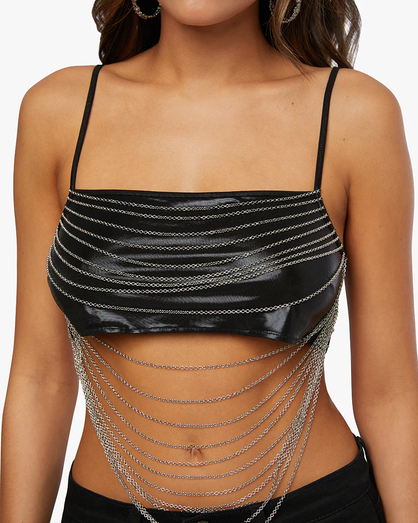 Chain Bandeau Top