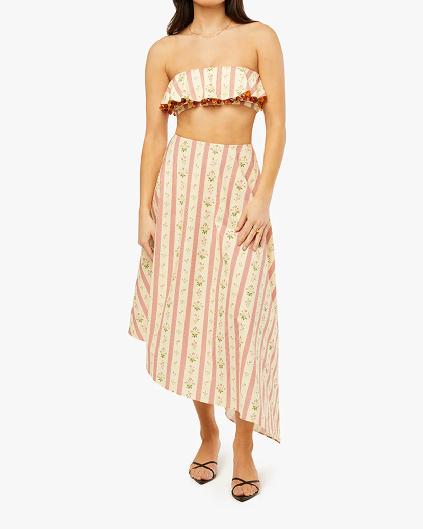 Asymmetrical Midi Skirt