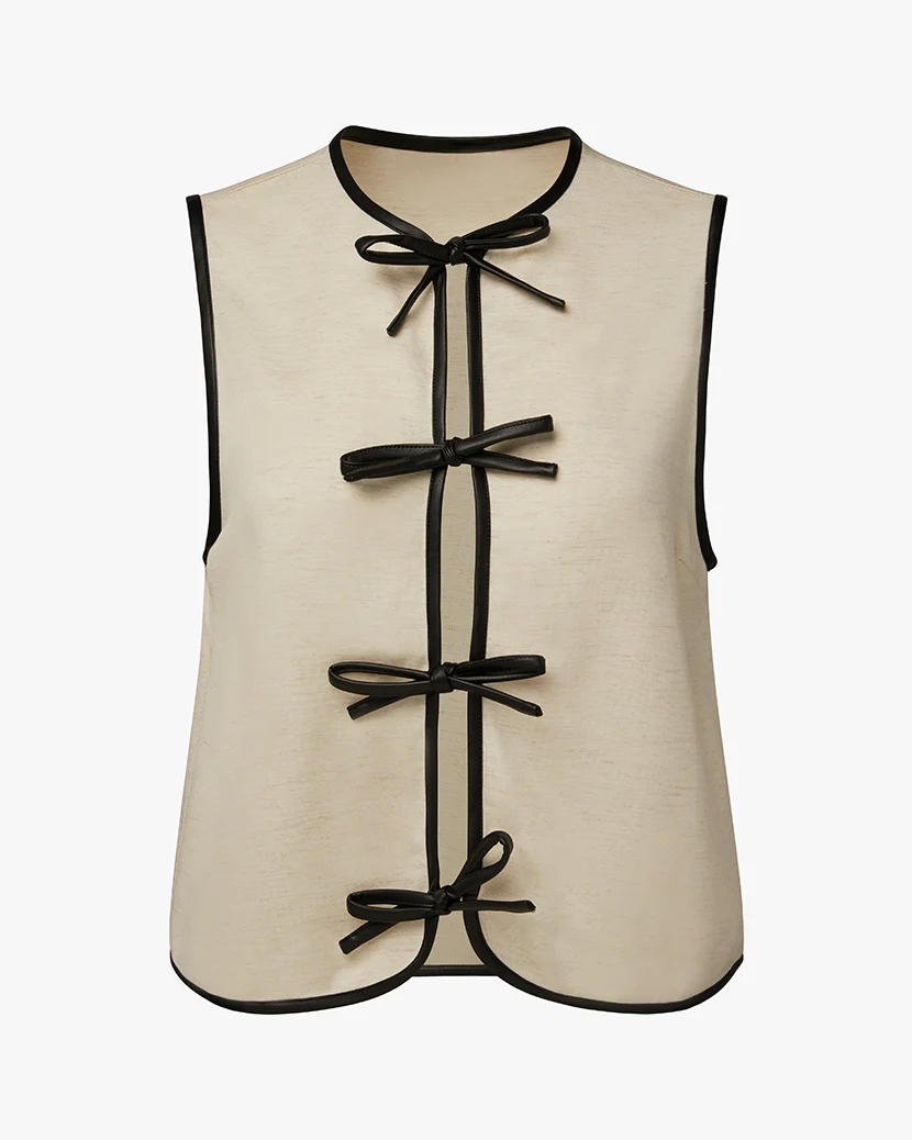 Tie Front Vest