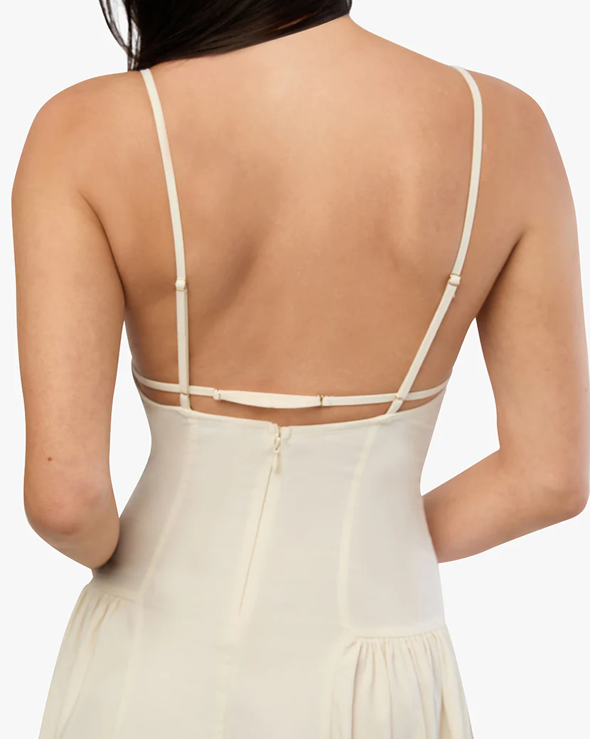 Flare Panel Midi Dress