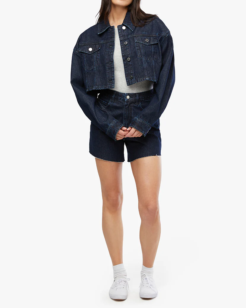 Cropped Denim Jacket