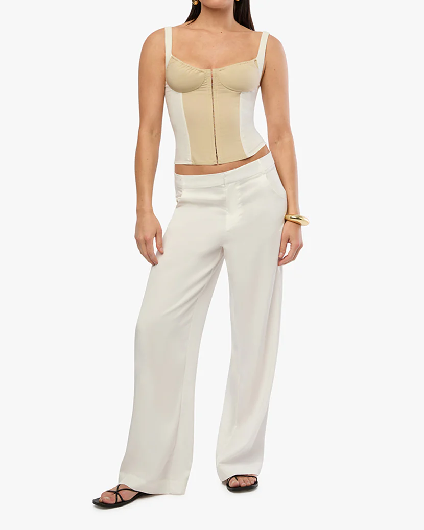 Ruched Cup Scoop Corset