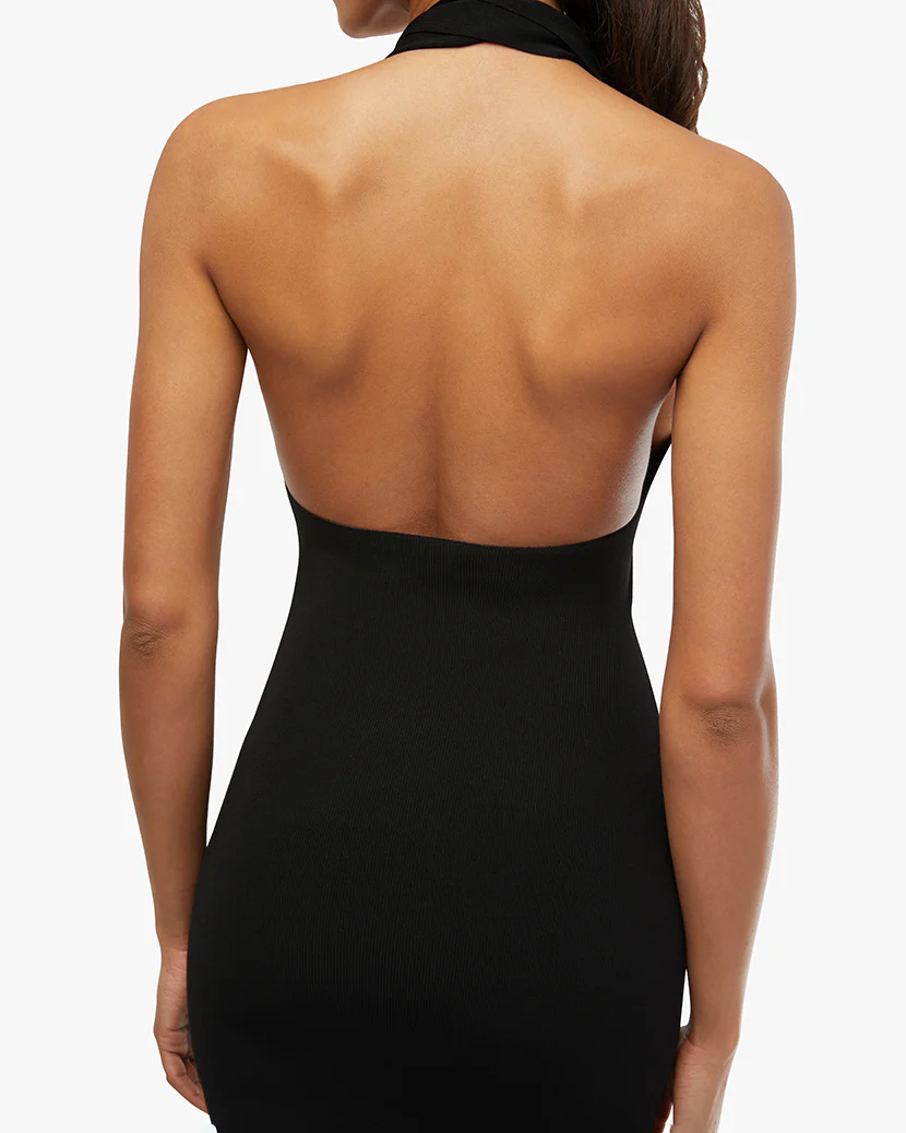 Knit Halter Maxi Dress