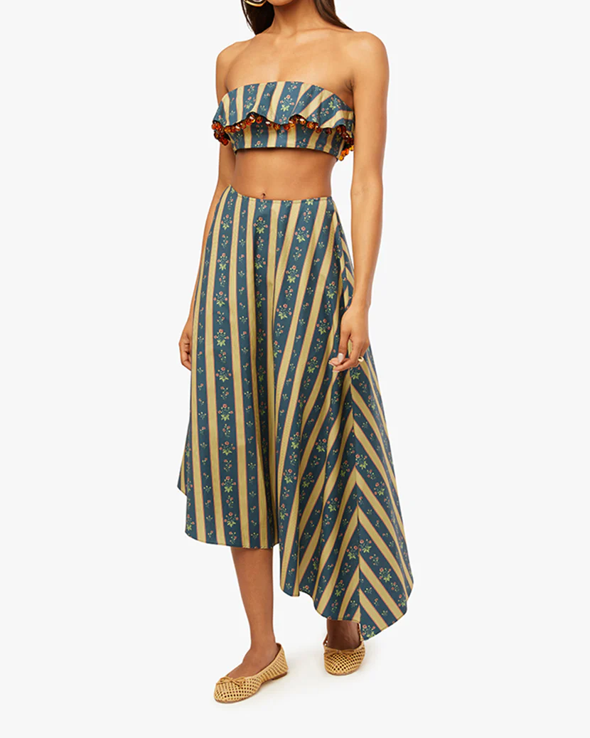 Asymmetrical Midi Skirt