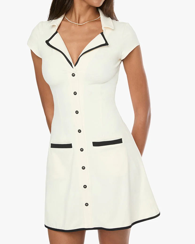 Collared Mini Dress