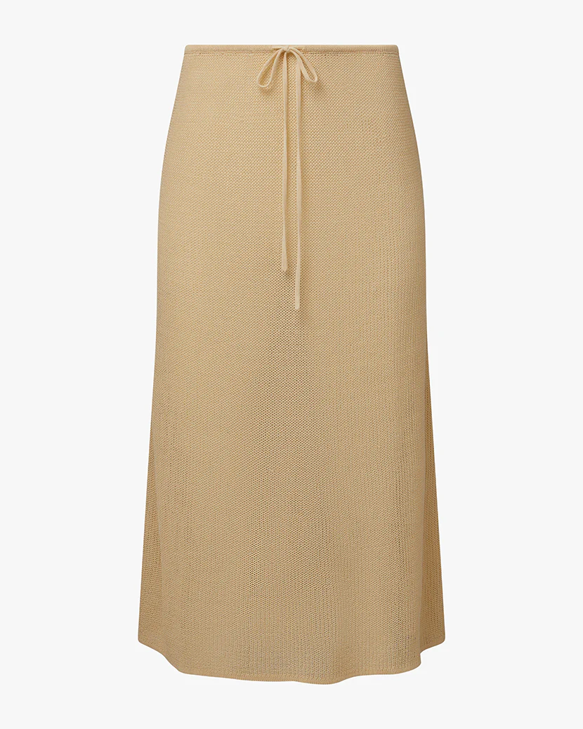 Crochet Low Rise Midi Skirt