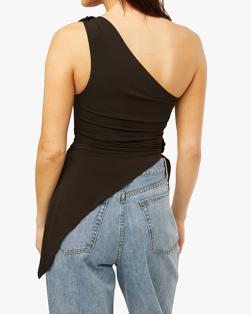 Asymmetrical Rose Top