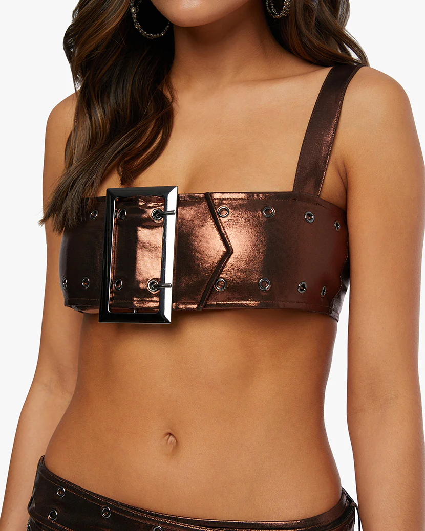 Buckle Bandeau Top