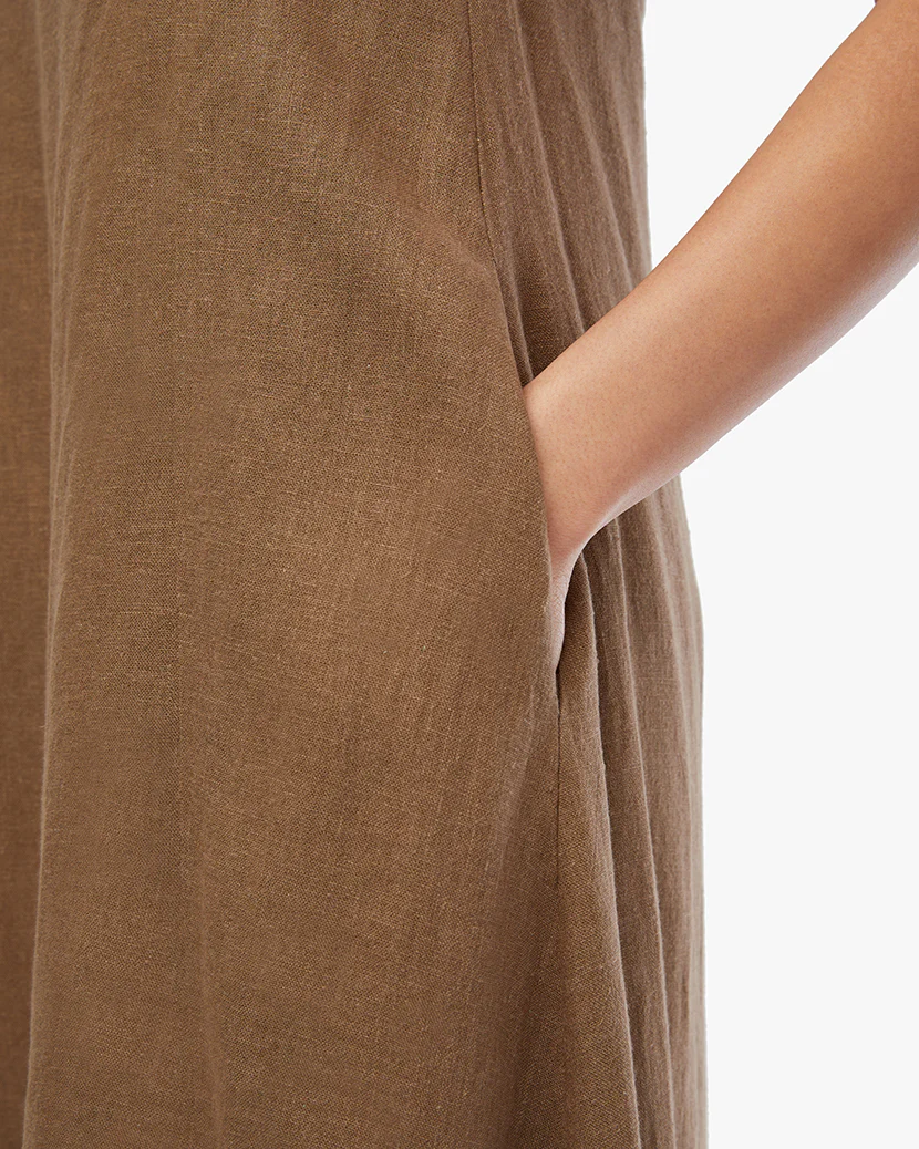 A-line Strapless Midi Dress