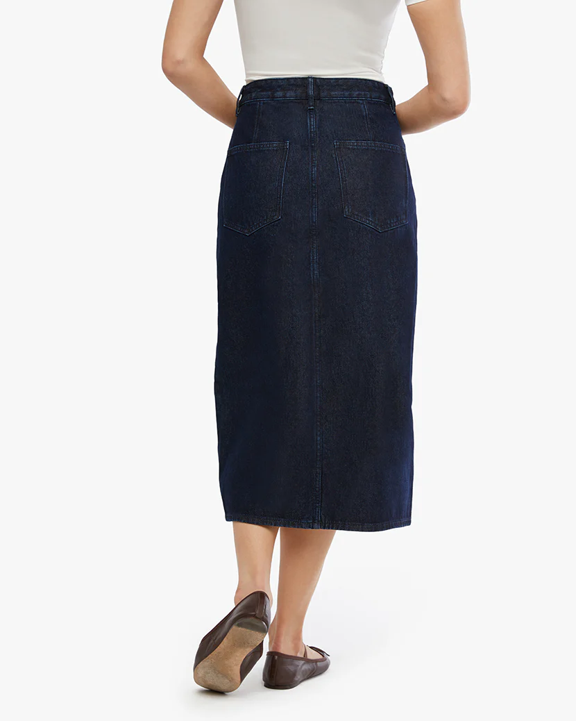 Denim Midi Skirt