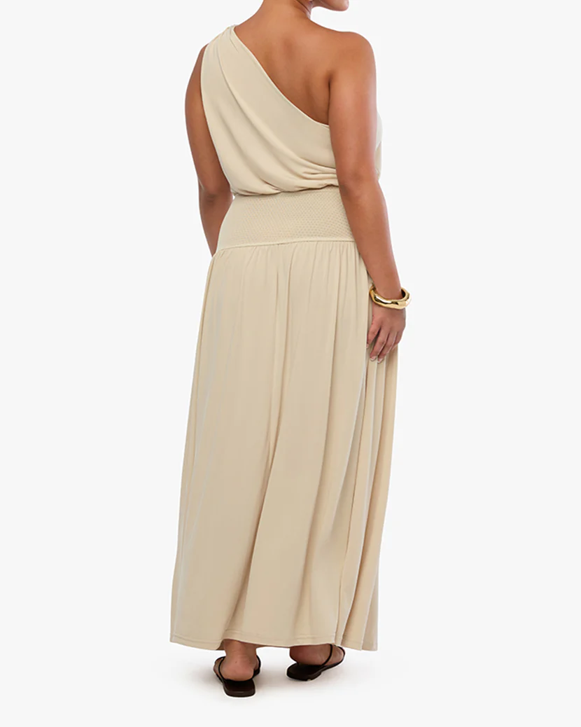 One Shoulder Maxi Dress