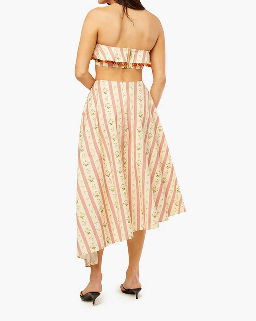 Asymmetrical Midi Skirt