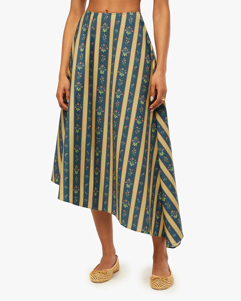 Asymmetrical Midi Skirt