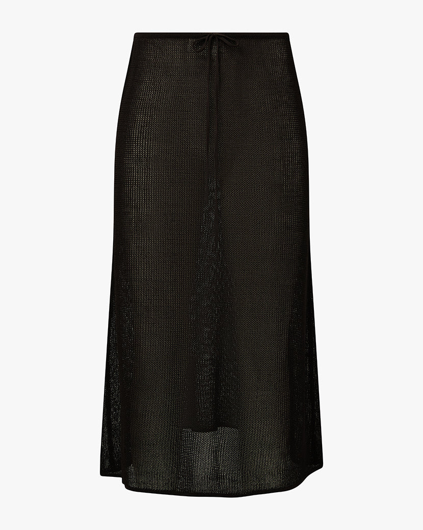 Crochet Low Rise Midi Skirt