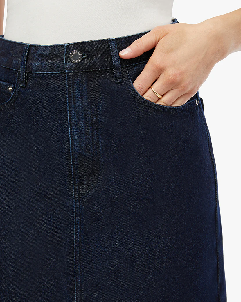 Denim Midi Skirt