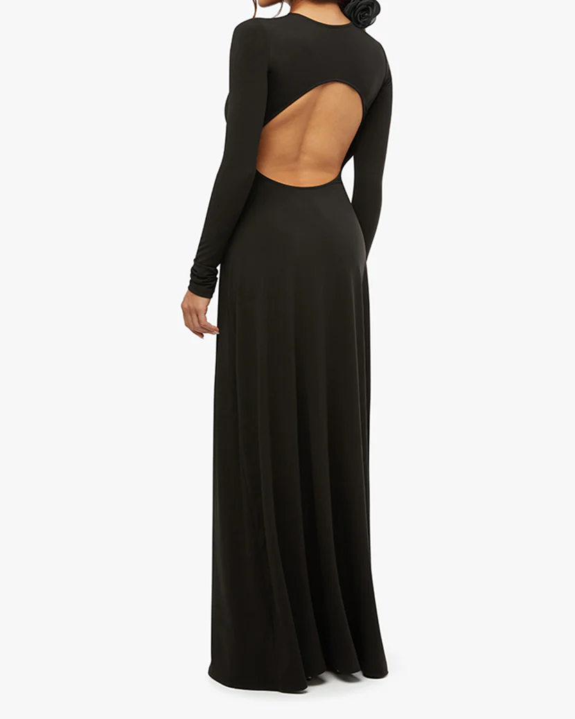 Open Back Midi Dress