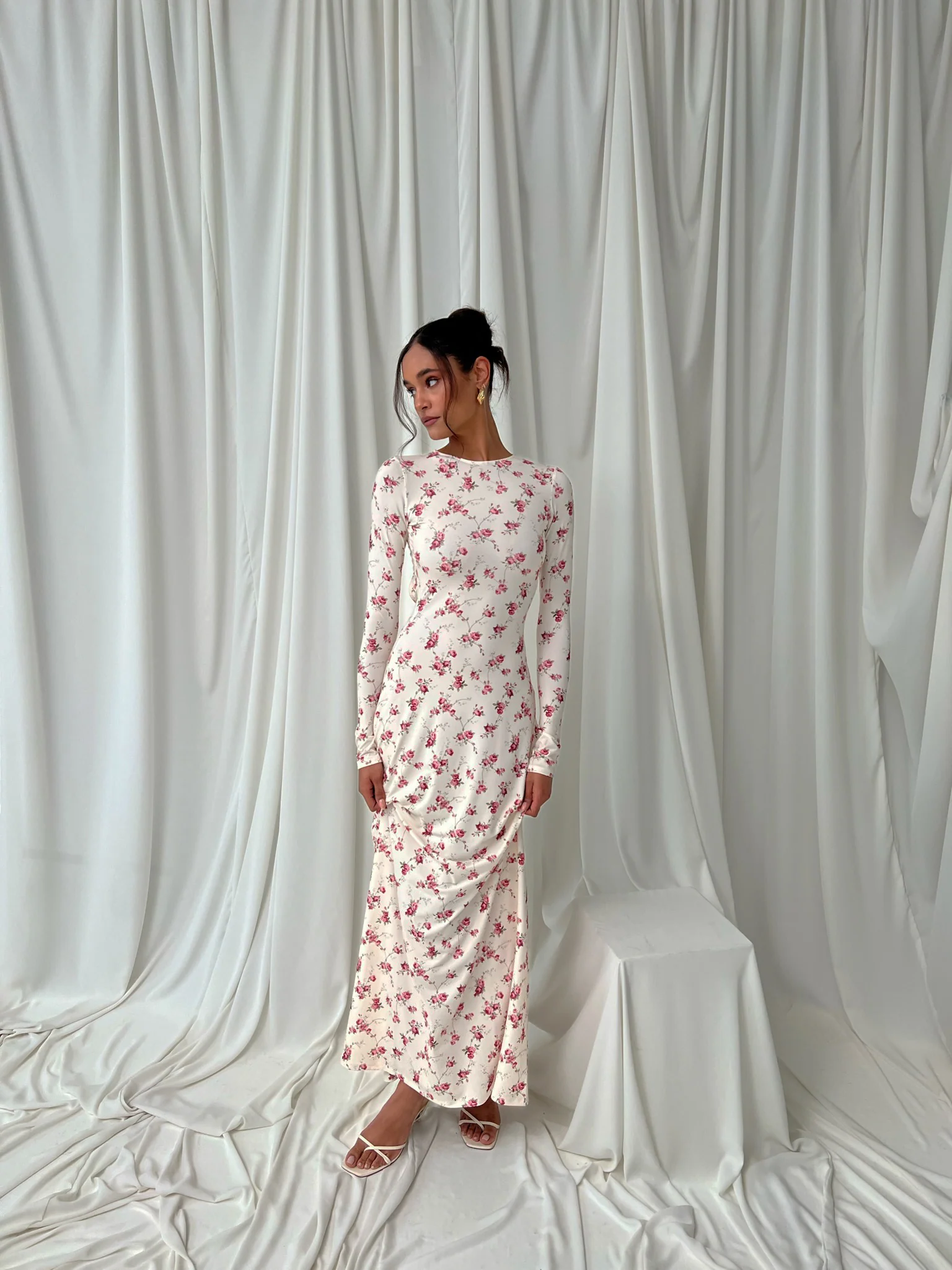 Open Back Midi Dress