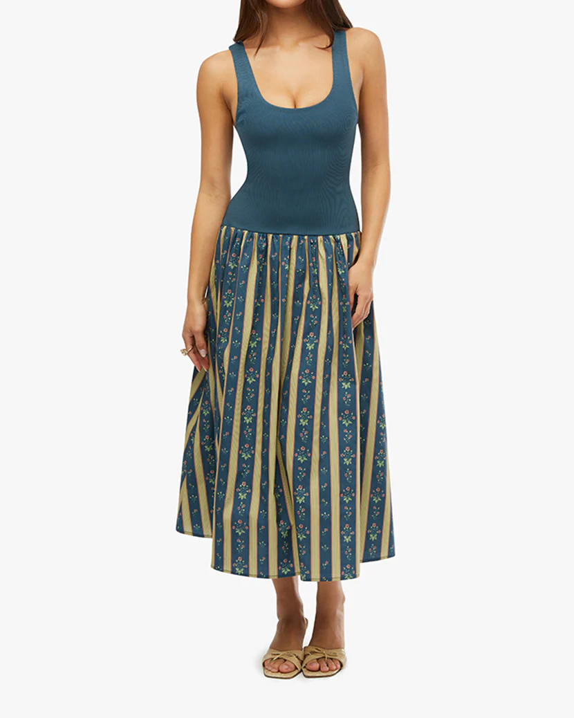 Scoop Tank Midi Dress