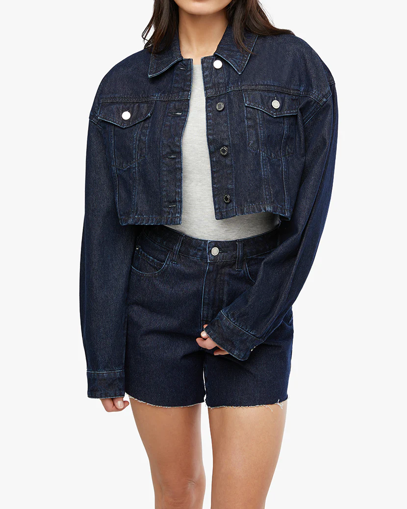 Cropped Denim Jacket