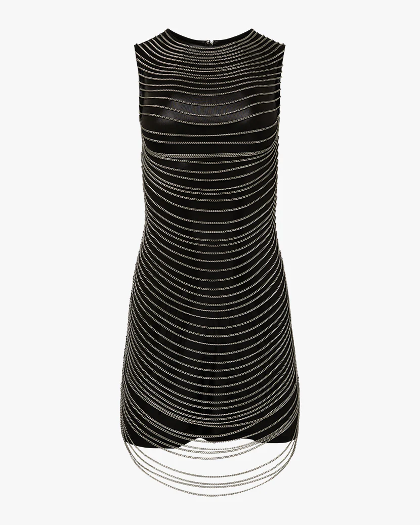 Chain Muscle Mini Dress