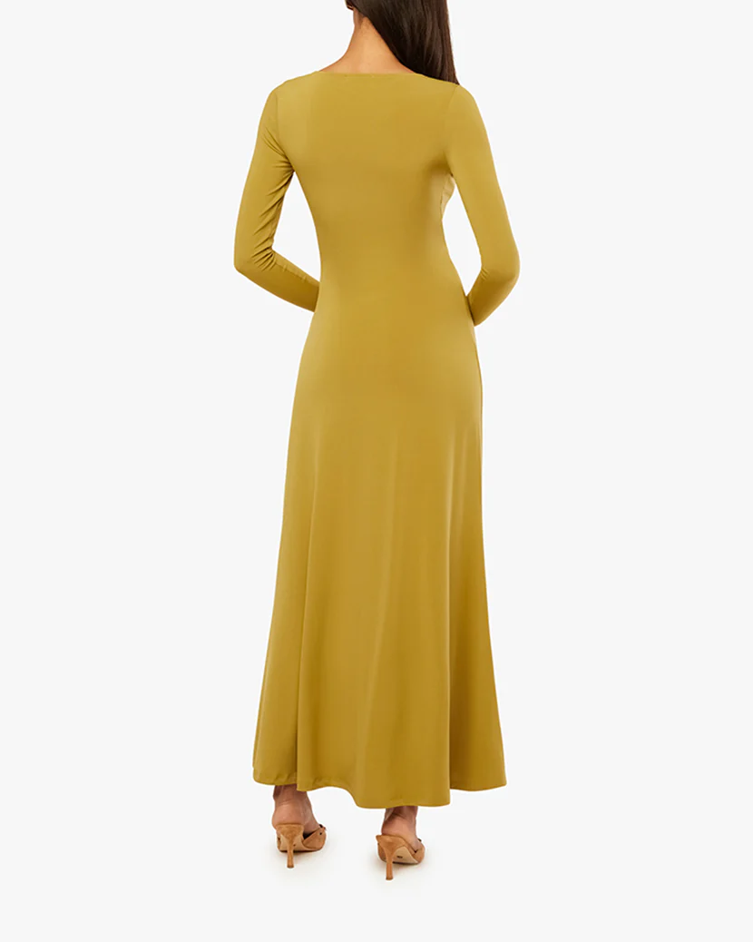 Long Sleeve Cutout Maxi Dress