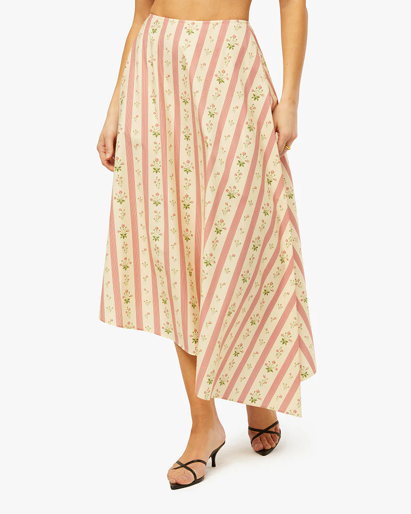 Asymmetrical Midi Skirt