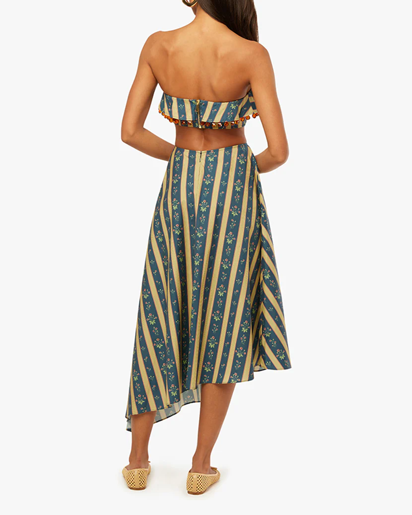 Asymmetrical Midi Skirt