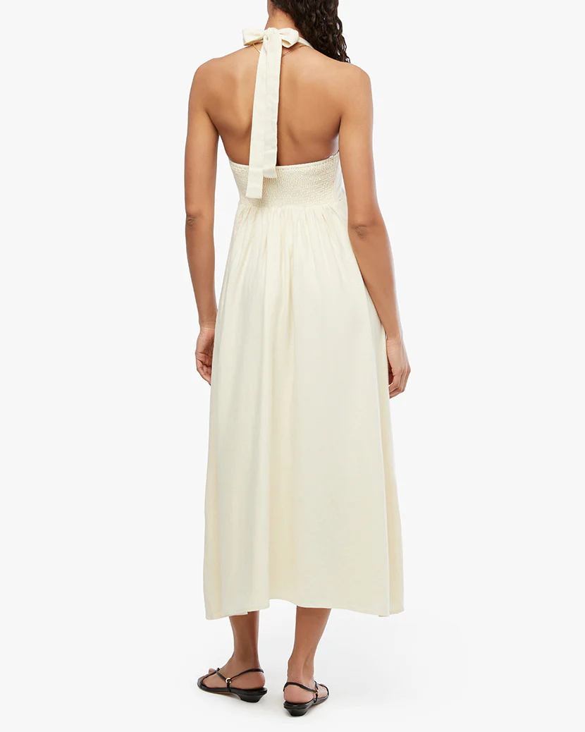 Button Front Maxi Dress