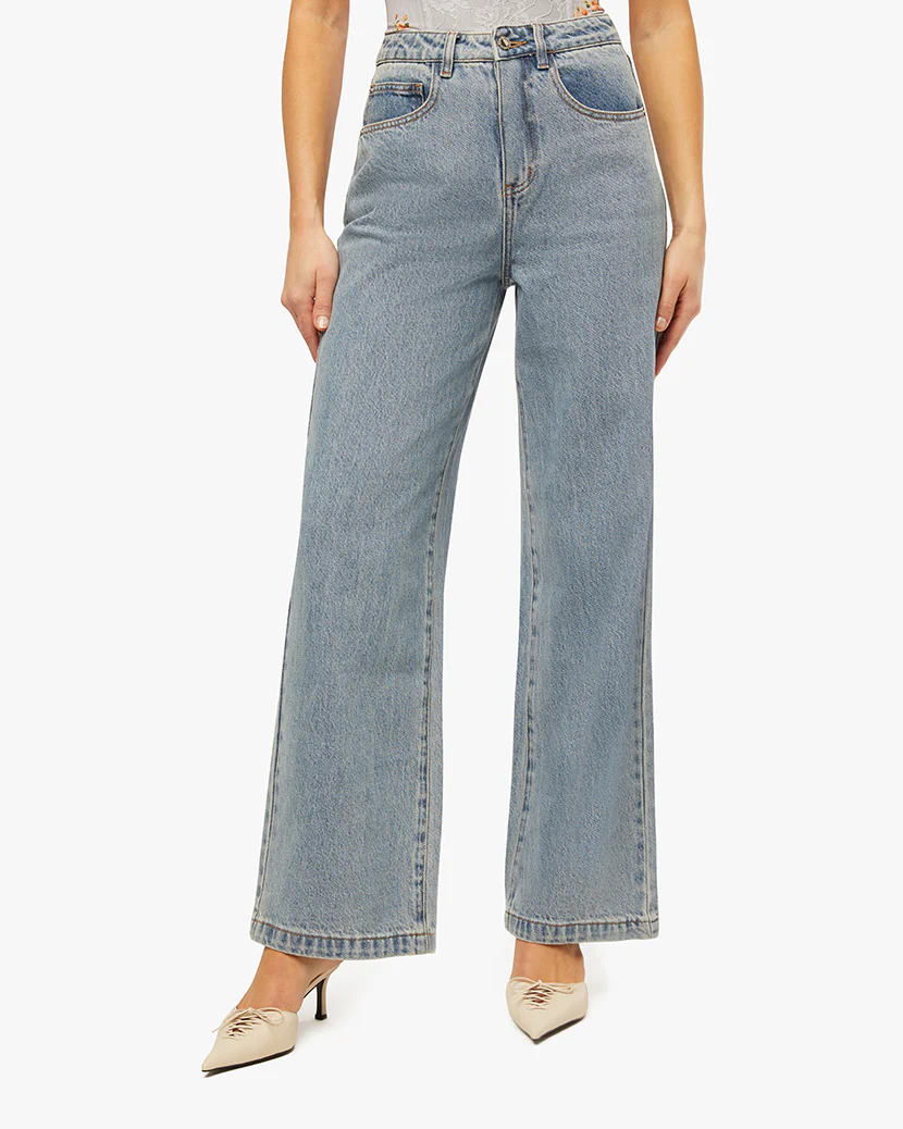 Wide Leg Denim Pant