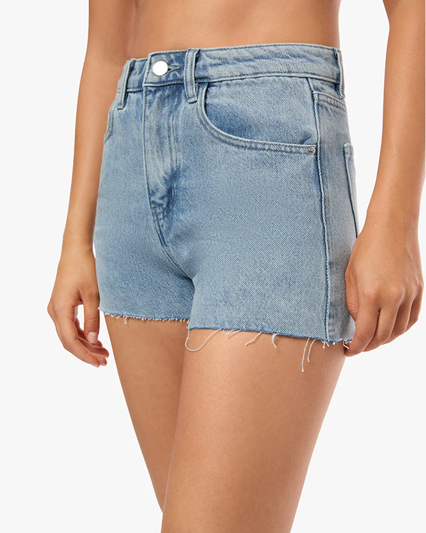 Denim High Rise Short