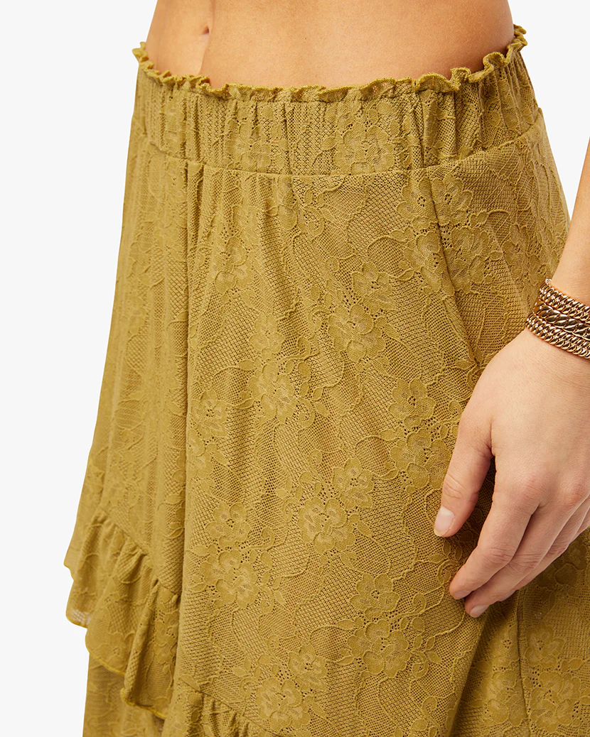 Lace Ruffle Skirt