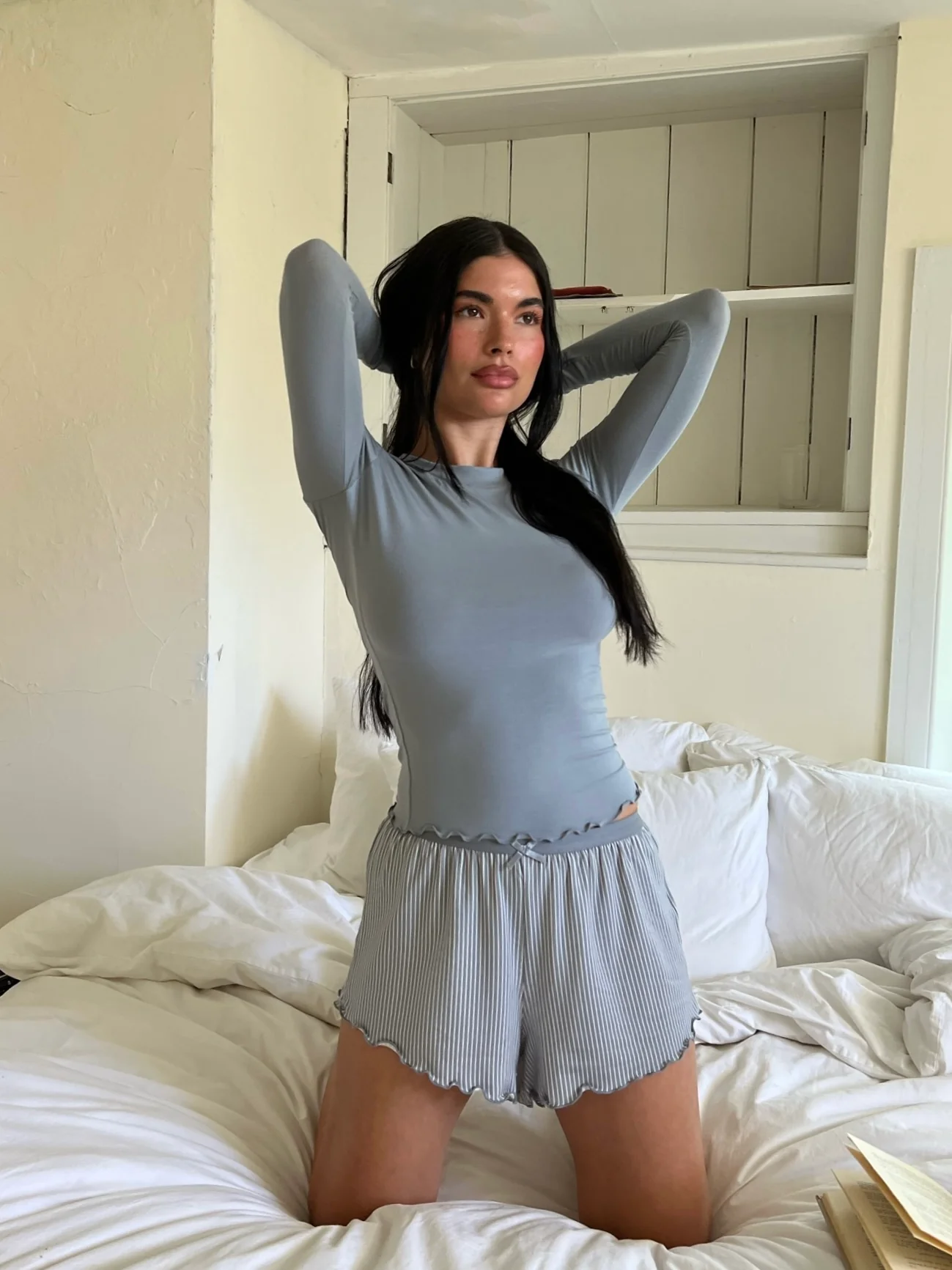 Long Sleeve Crewneck Top